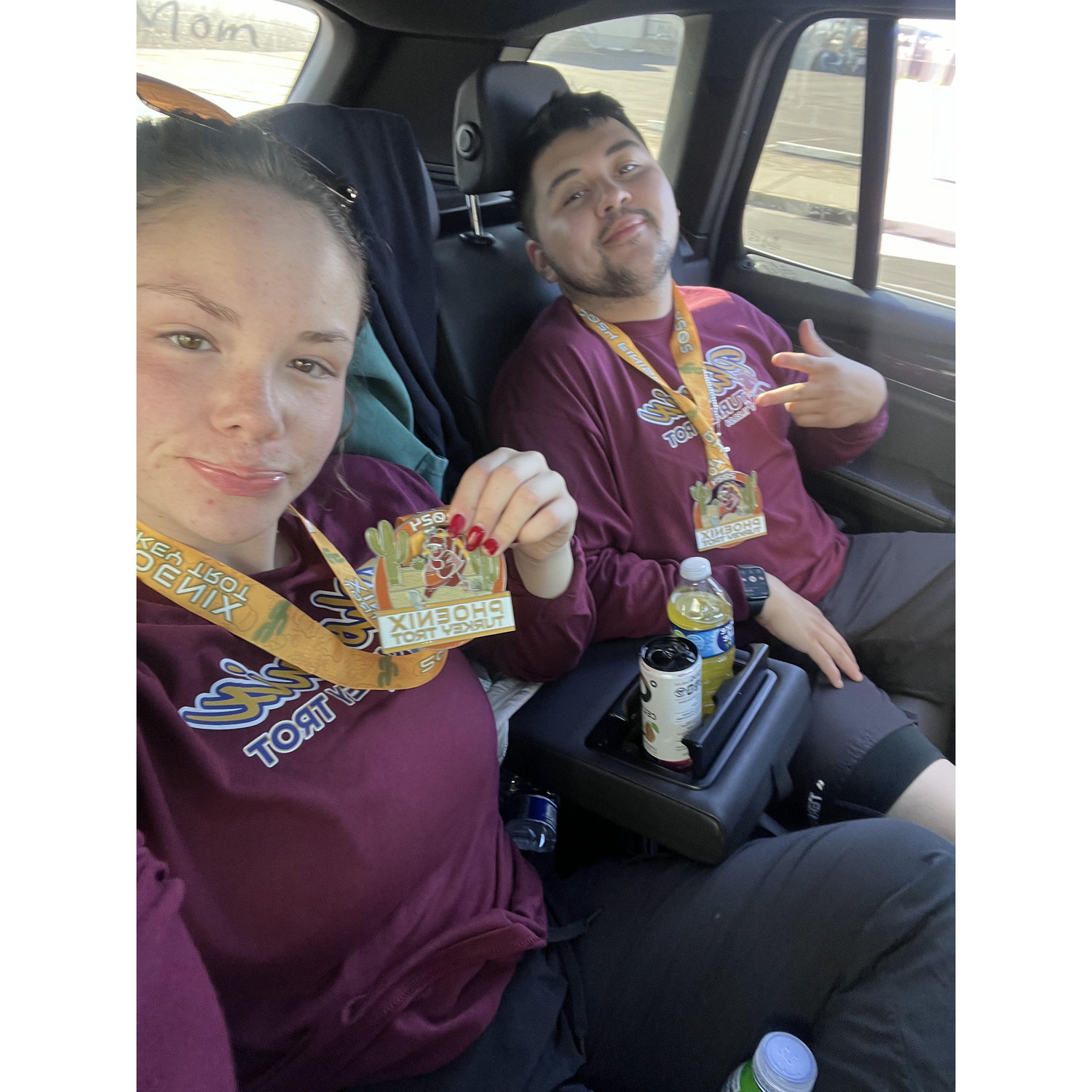 Ran a 5k with Davids family for our first Thanksgiving!