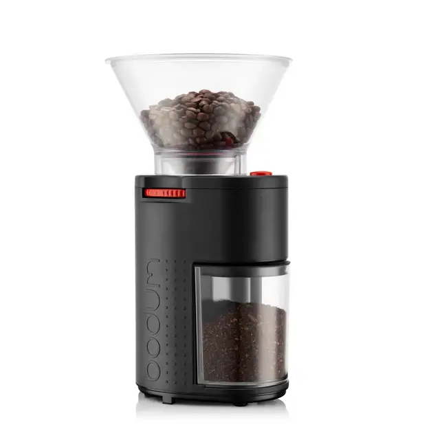 Bodum Bistro Conical Burr Electric Coffee Grinder Black