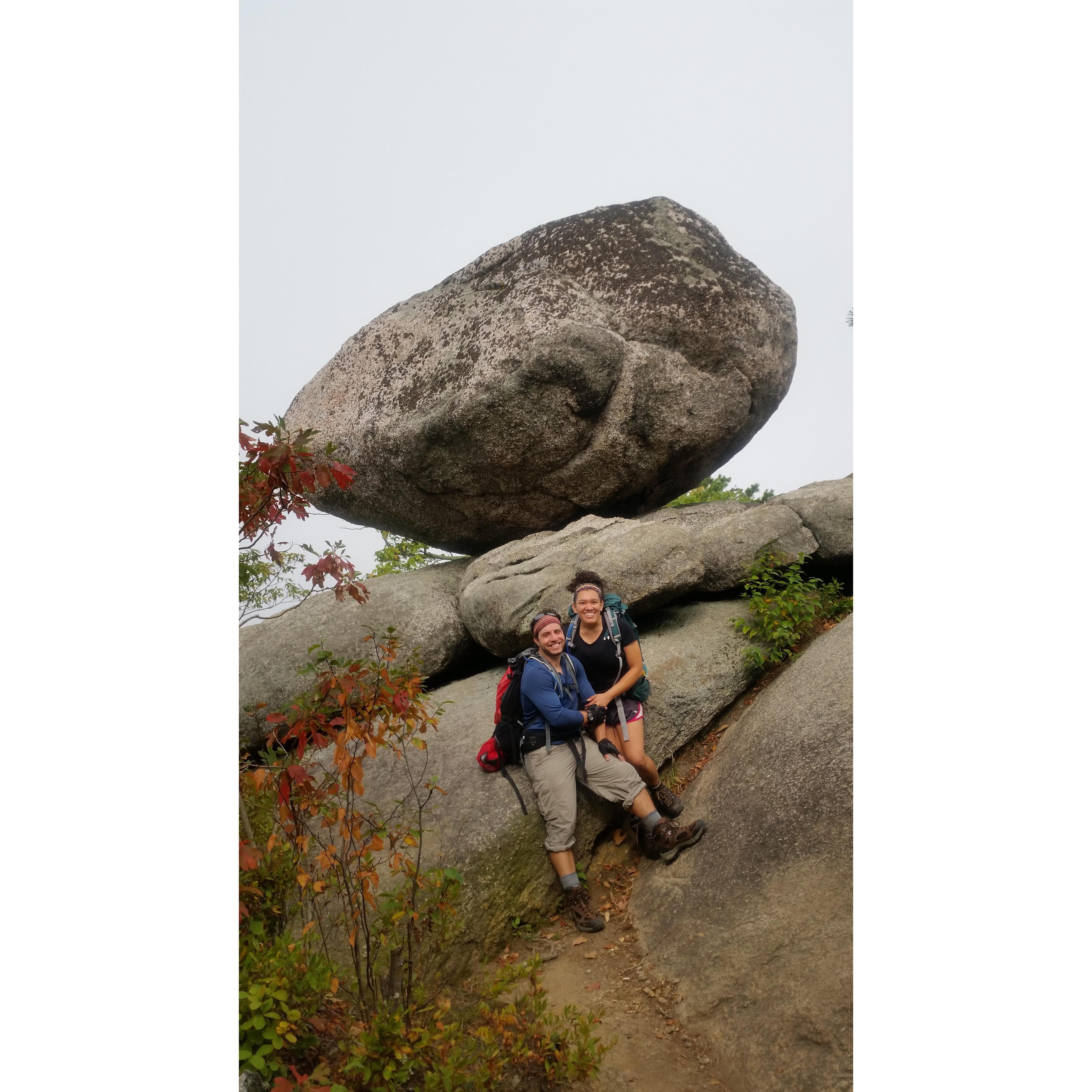 Hiking Old Rag Mountain, challenging and rewarding!