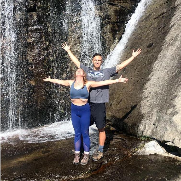 Finding a fresh water source while on a 3 day hiking trip with Danielle's dad, one of our favorite trips together! 
Taken in: Desolation Wilderness, Pyramid Peak Lake Tahoe