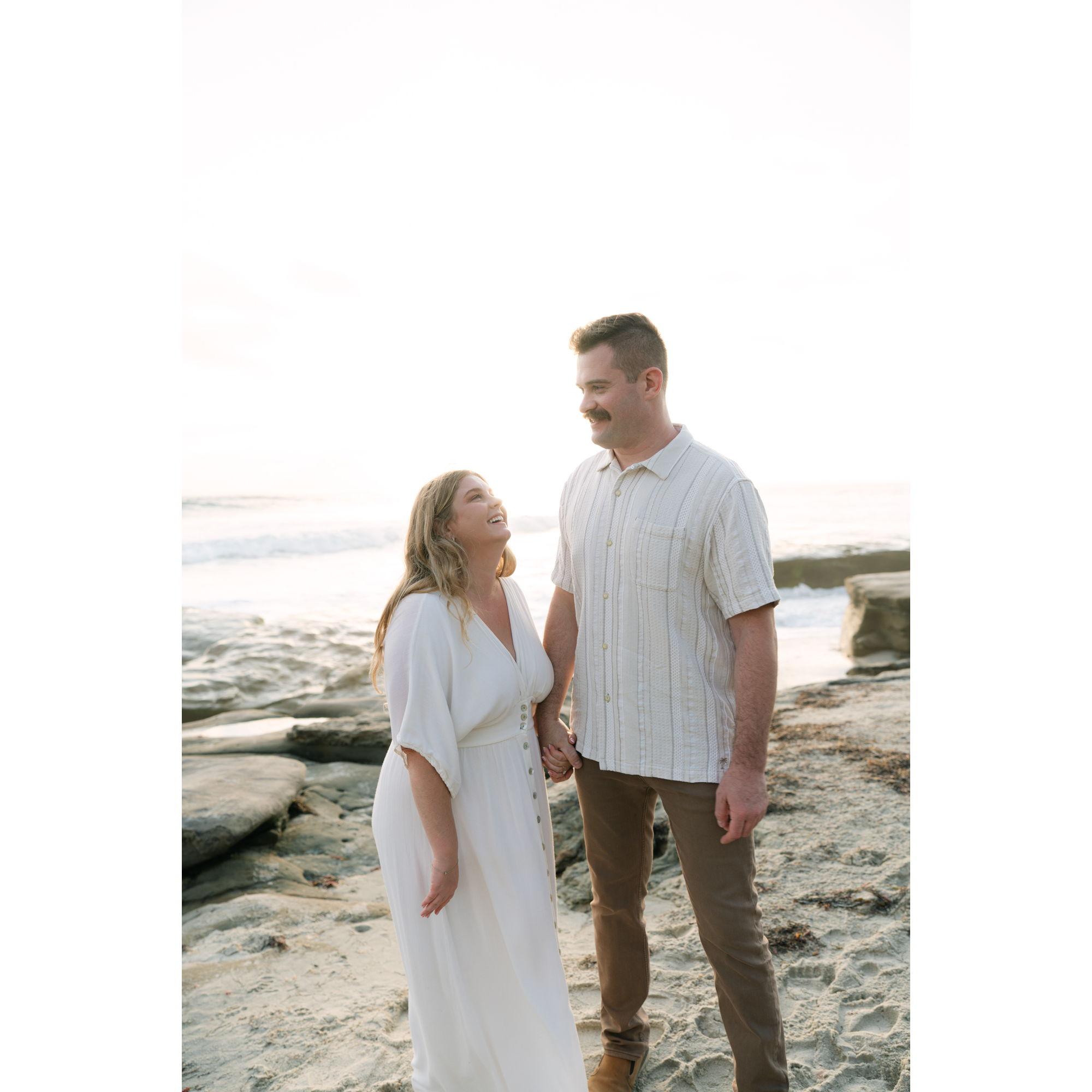 Our engagement shoot at Windansea beach