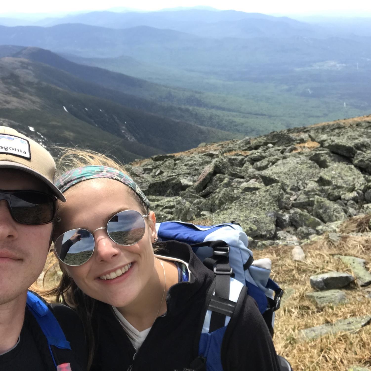 Our first big hiking trip together up Mt Washington in the White Mountains of New Hampshire - June 2019.