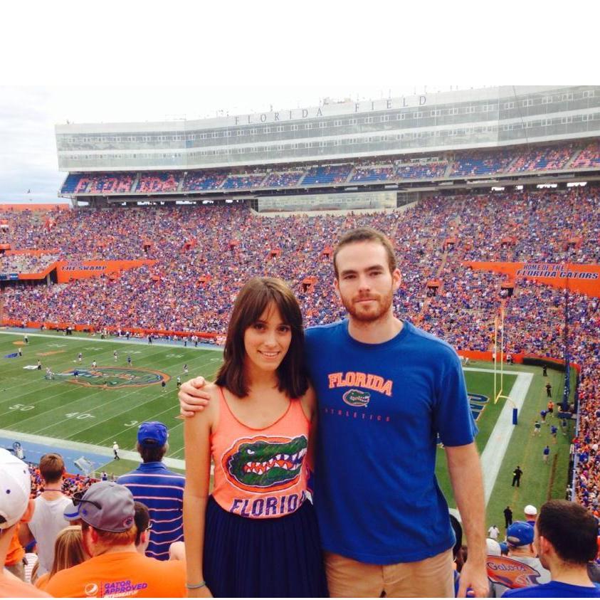 We enjoyed several football games together while attending the University of Florida