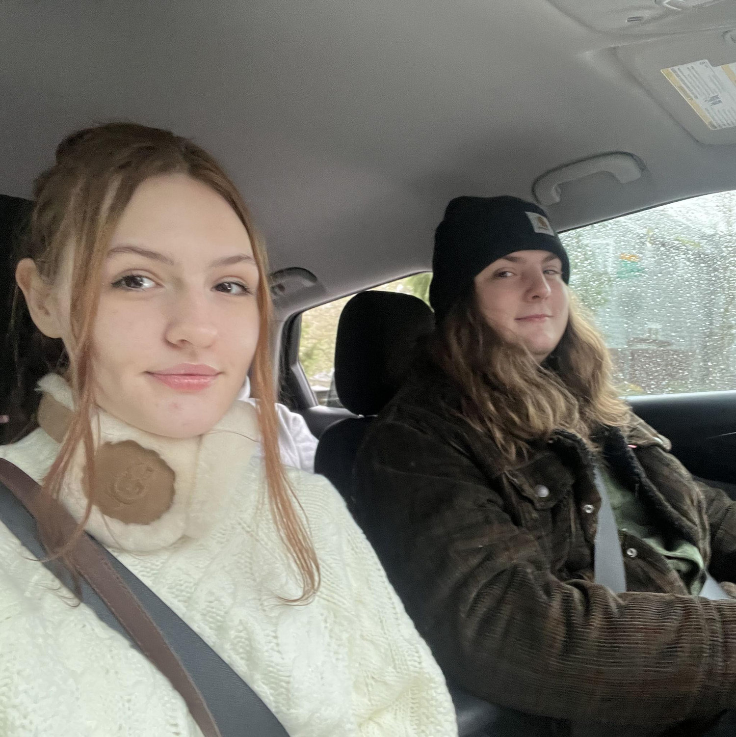 Rainy car ride