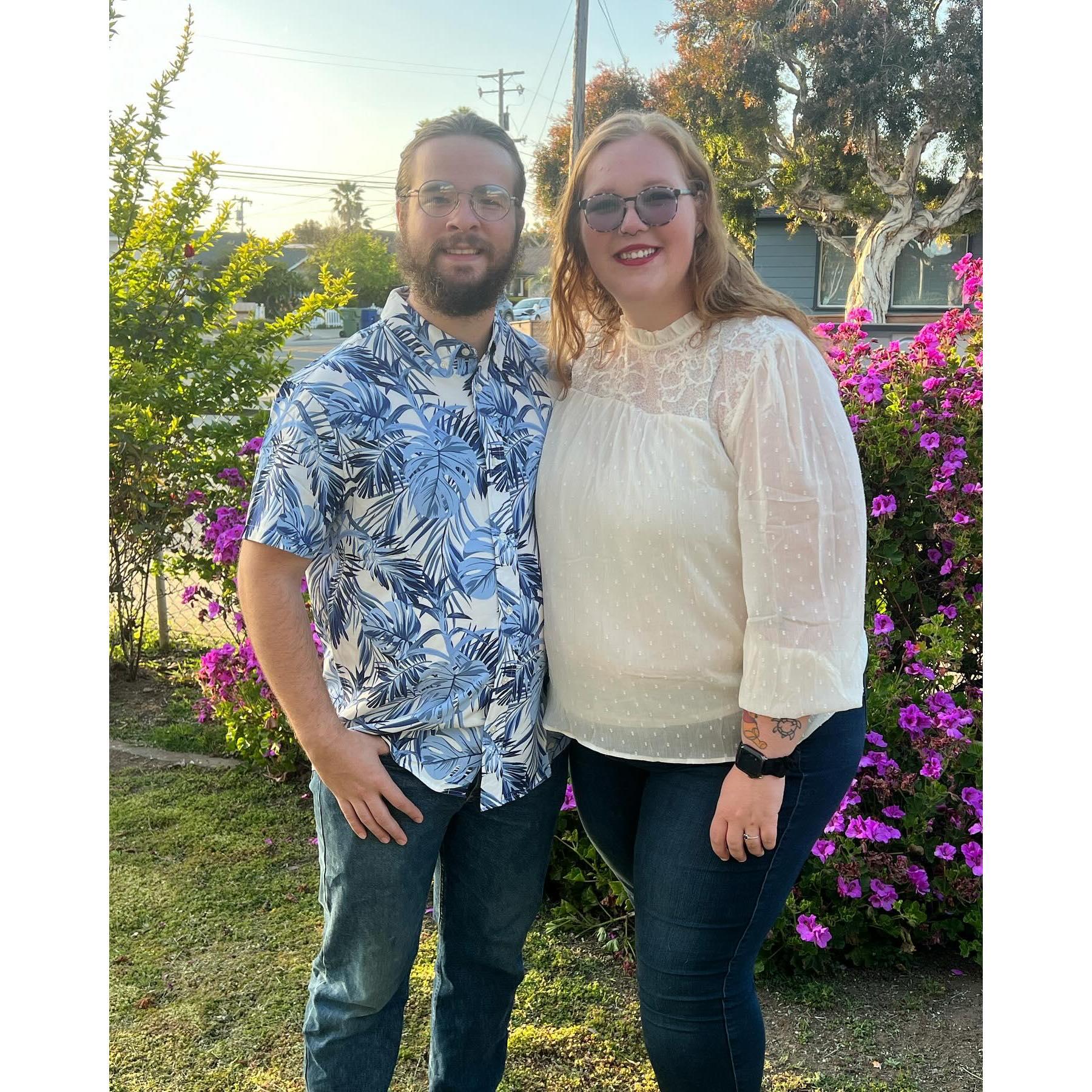 Our 1 year anniversary dinner