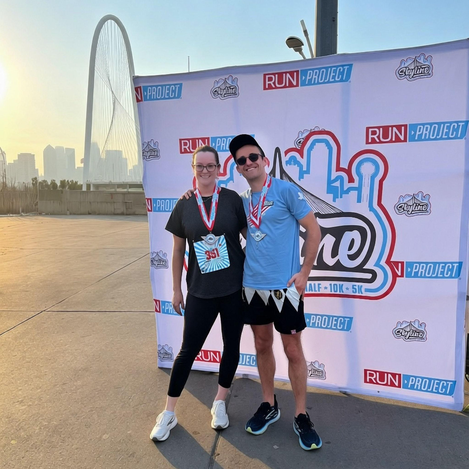 Our first race together