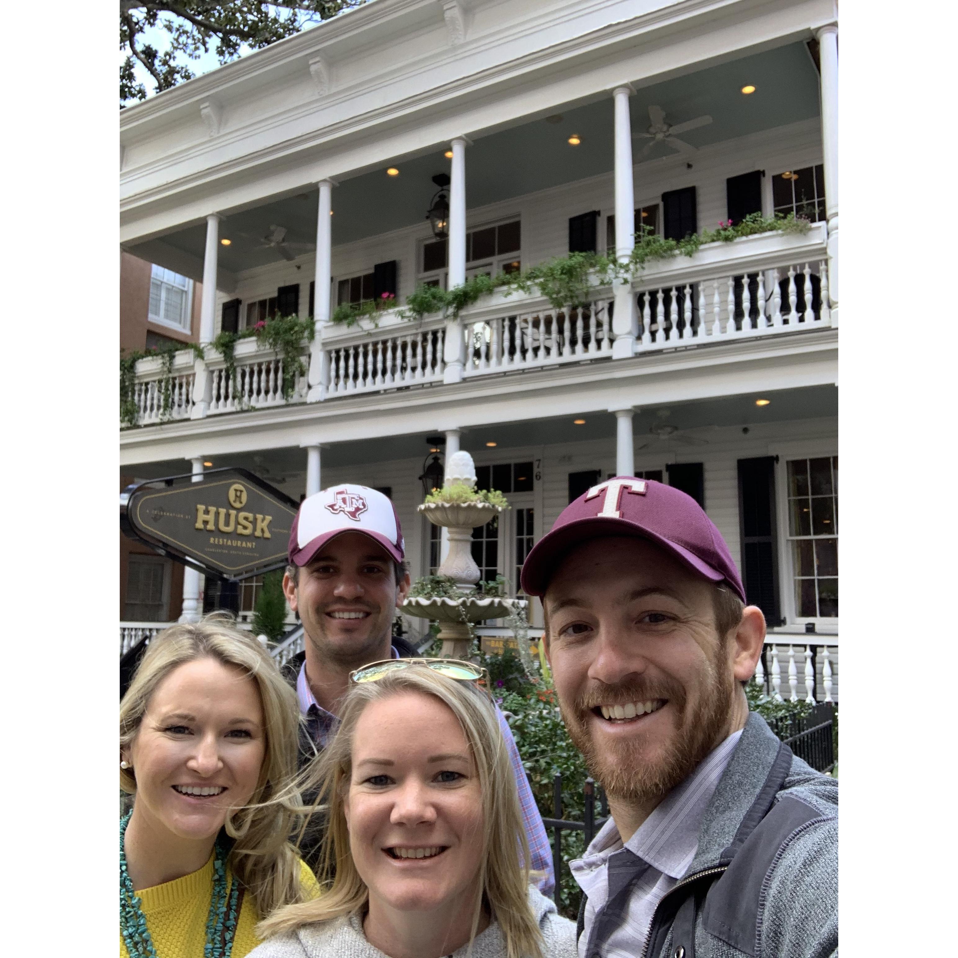 Lunch in Charleston, South Carolina with Ryan & Morgan