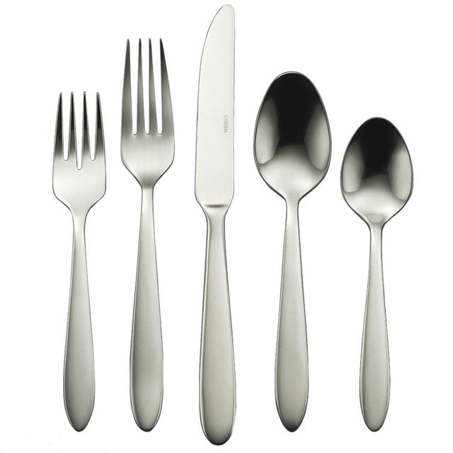Oneida B336045A Mooncrest 45-Piece Flatware Set, Service for 8,Silver,45 Piece