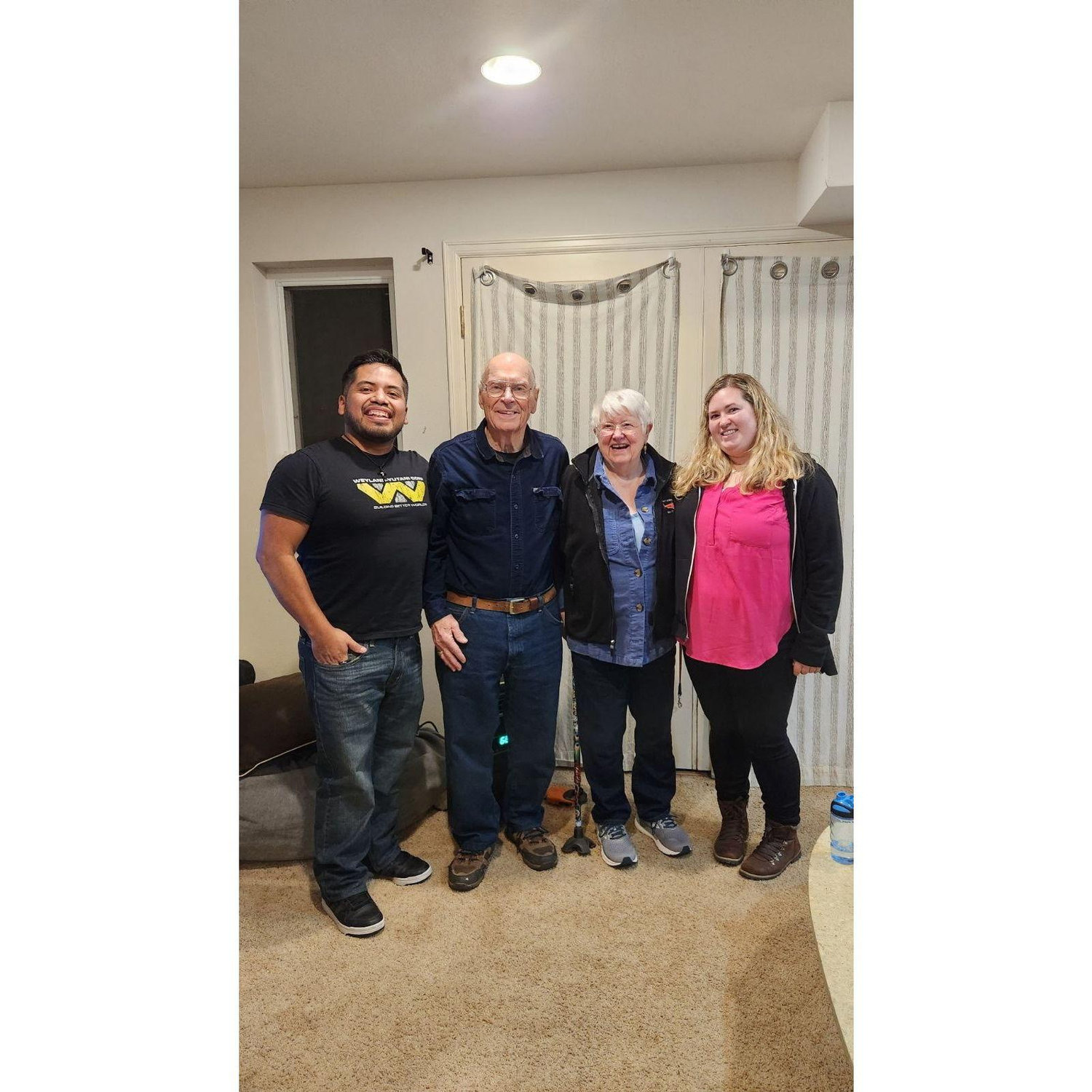 This was the Thanksgiving before Al proposed. Grandma and Grandpa knew!