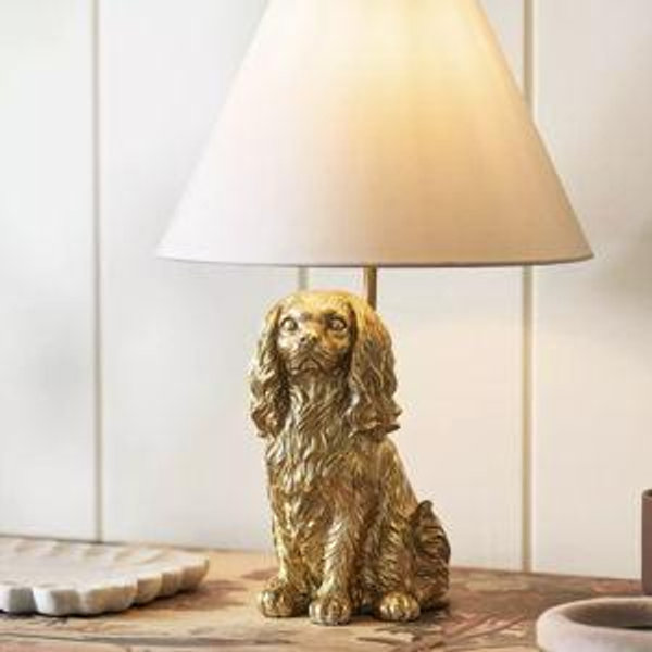 King Charles Cavalier The Icon Table Lamp: Dog Edition