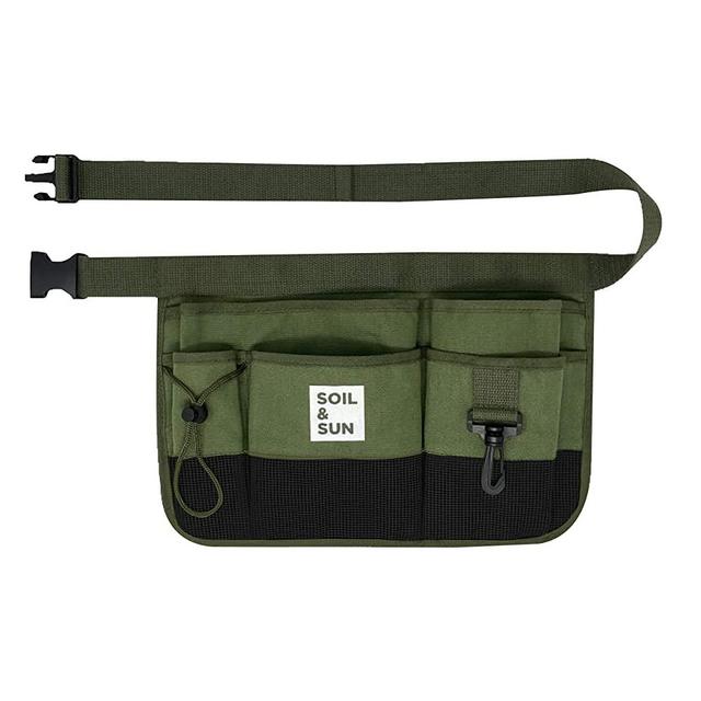 Soil and Sun Garden Apron Utility Belt Women Utility Belt Men Womens Tool Belt Pouches Waist Apron with Pockets
