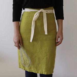 The Linen Half Apron