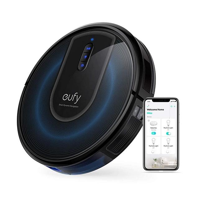 eufy by Anker, RoboVac G30, Robot Vacuum with Smart Dynamic Navigation 2.0, 2000Pa Strong Suction, Wi-Fi, Works with Alexa, Carpets and Hard Floors
