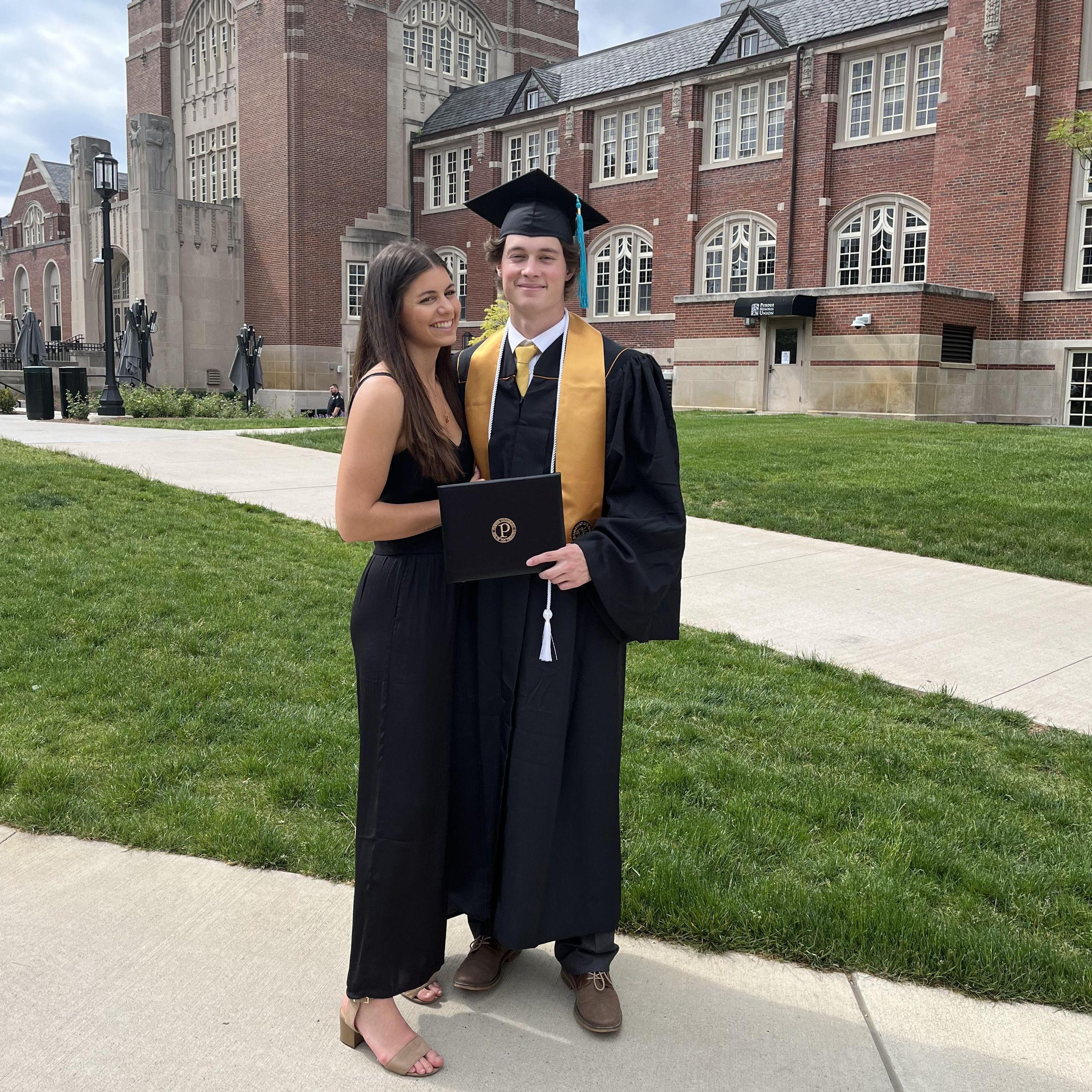Graduated from Purdue together May 2023