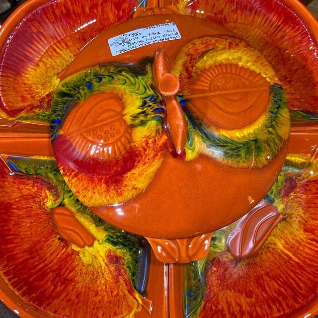 MCM California Pottery Lazy Susan [beesme]