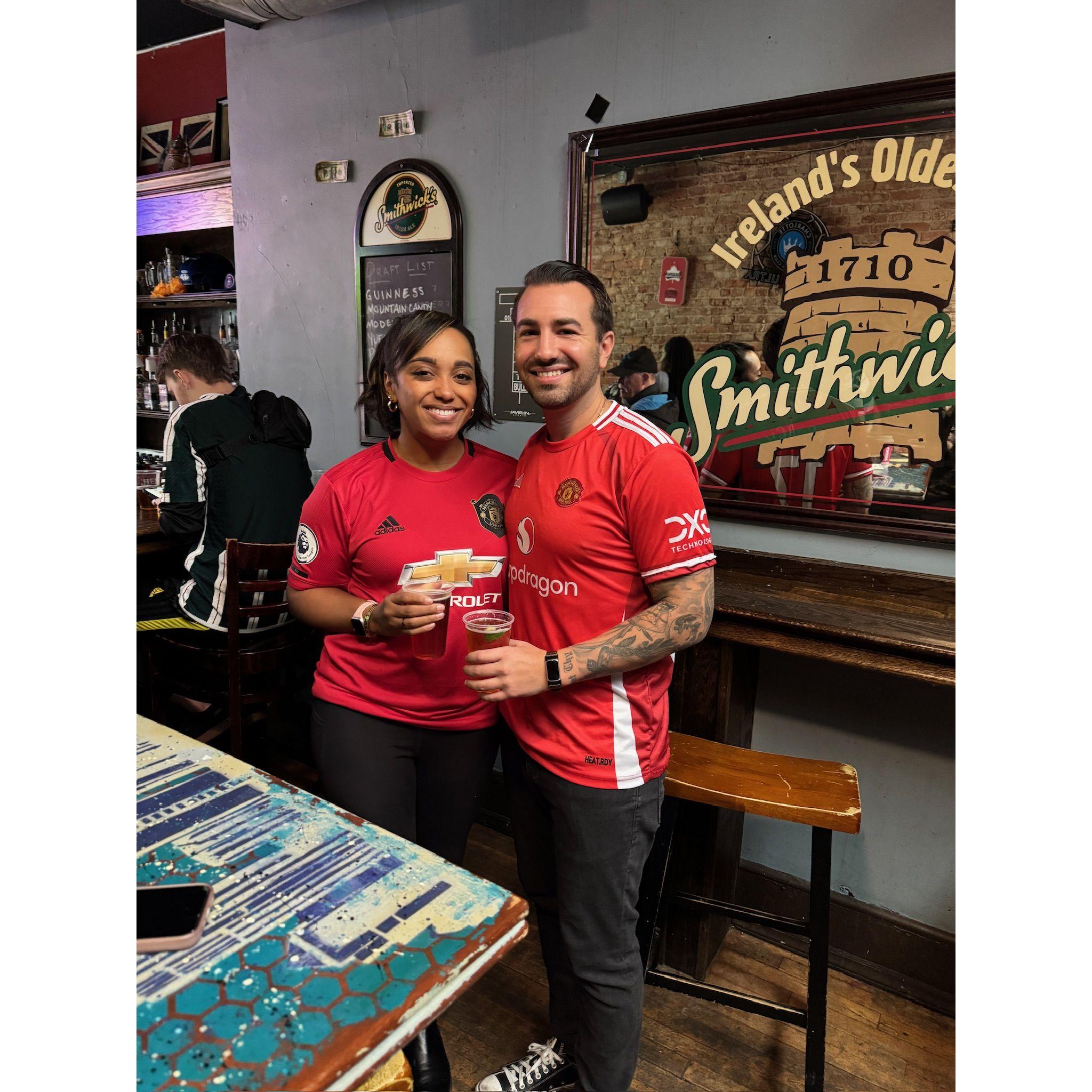 French Quarter to watch Manchester United play
