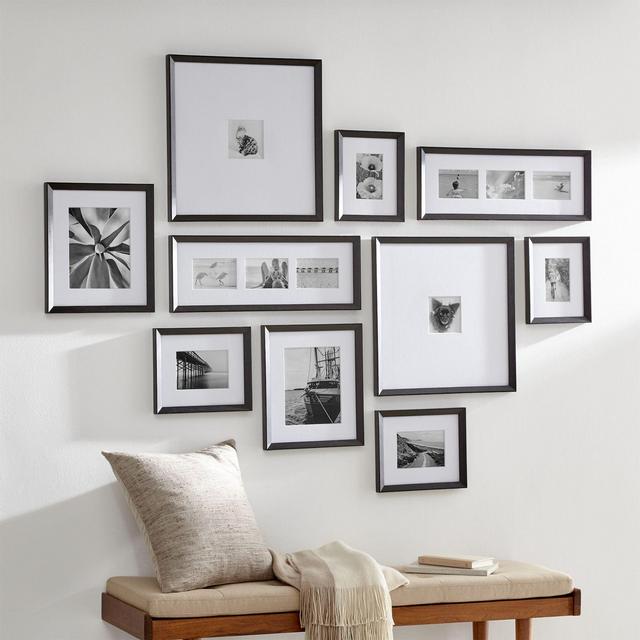 Icon Black Frame Gallery, Set of 10