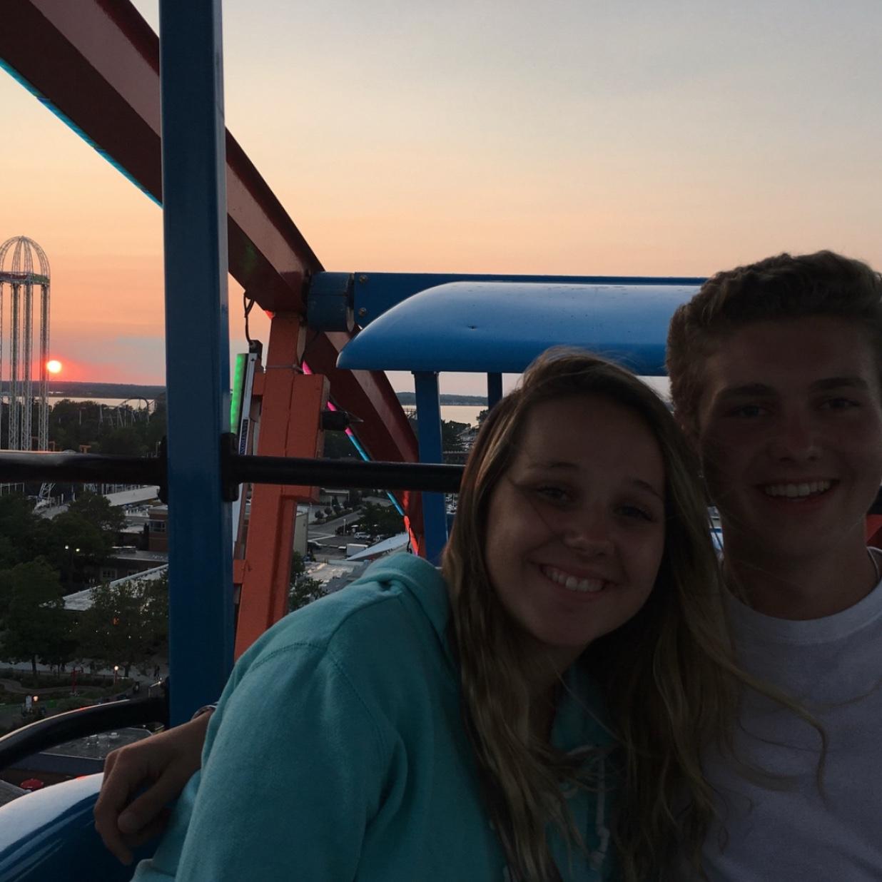 Our first vacation together at 16!