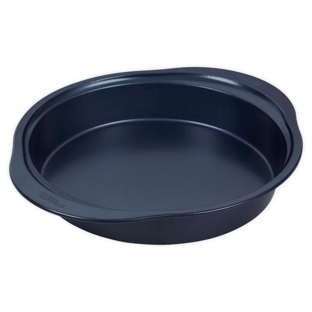 Wilton® Nonstick Diamond-Infused 9-Inch Round Baking Pan in Navy