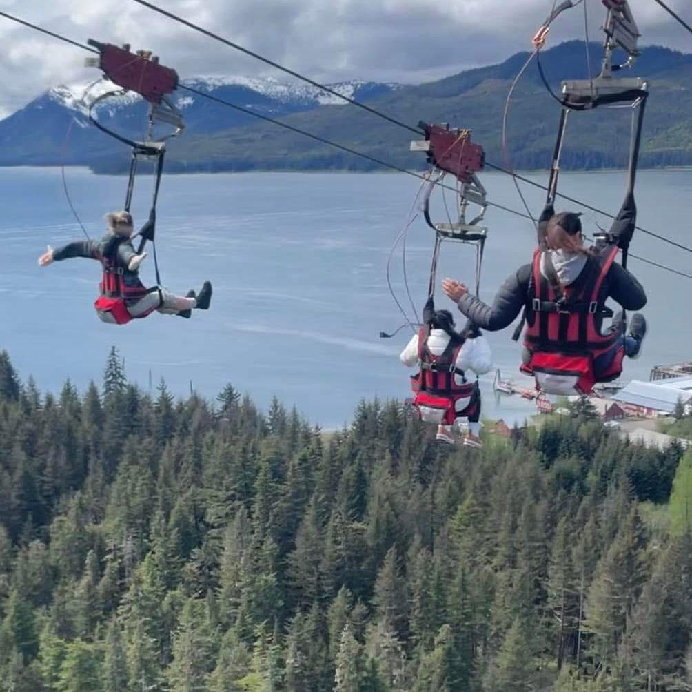 Icy Straight Point, Alaska Zip Line 2023