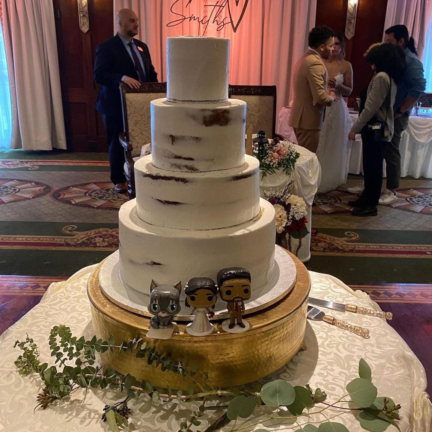 Our Cake! Check out the funko pop cake toppers!