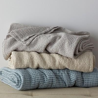 Honeycomb Cotton Blanket / Throw