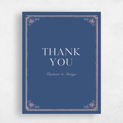 Multi-Colored Wedding Thank You - Maglorie Portrait