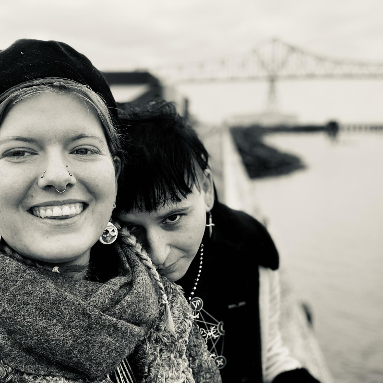 One of our first trips together to Astoria, Oregon after we started dating in January 2022.