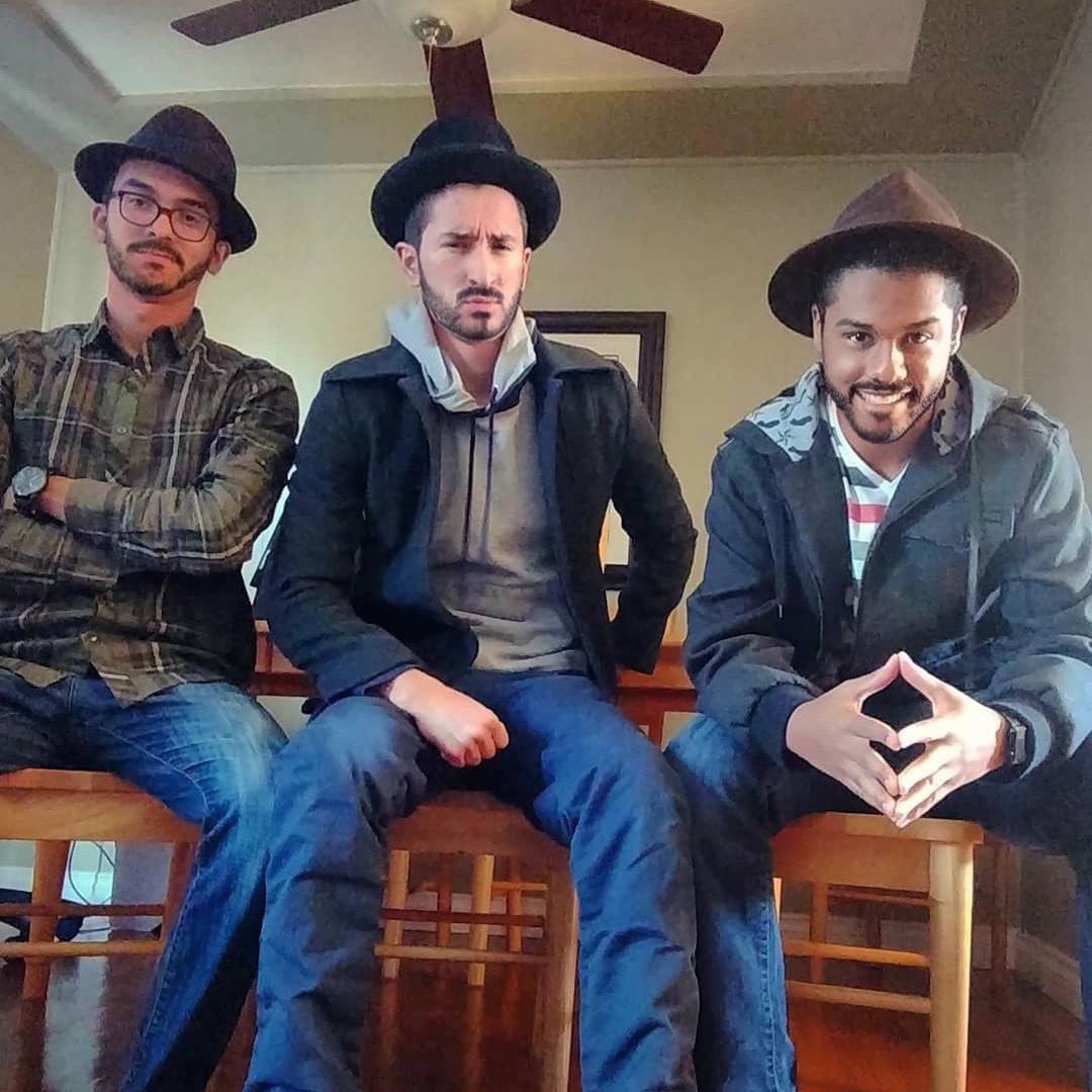 Samuel, Ben, and DJ going dapper for a day