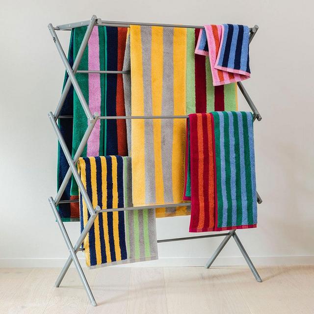 Set of Gem Stripe Towels