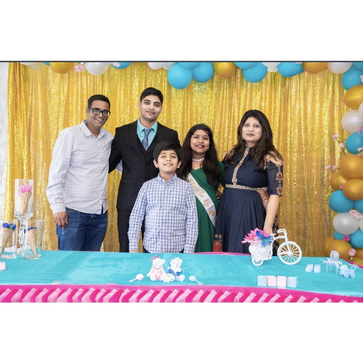 With Sanket uncle and Amruta auntie