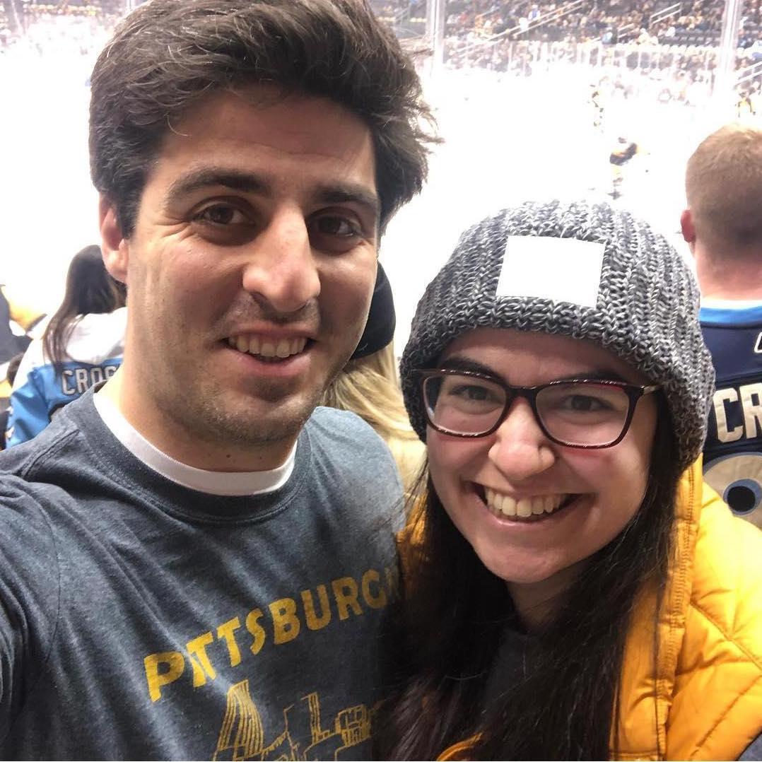 We love live sports - let's go Pens! 🏒🥅