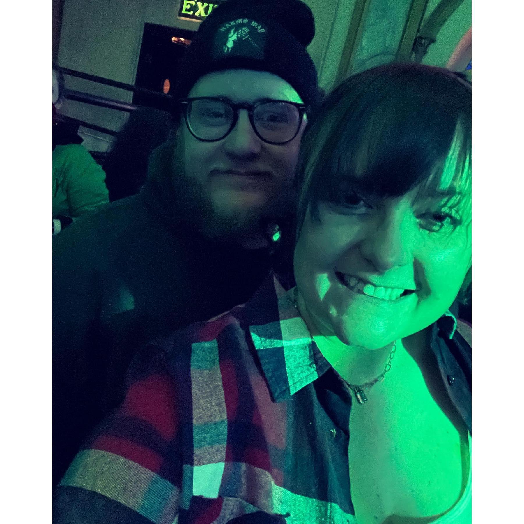 The night he proposed, and I said yes! February 7th, 2023.
