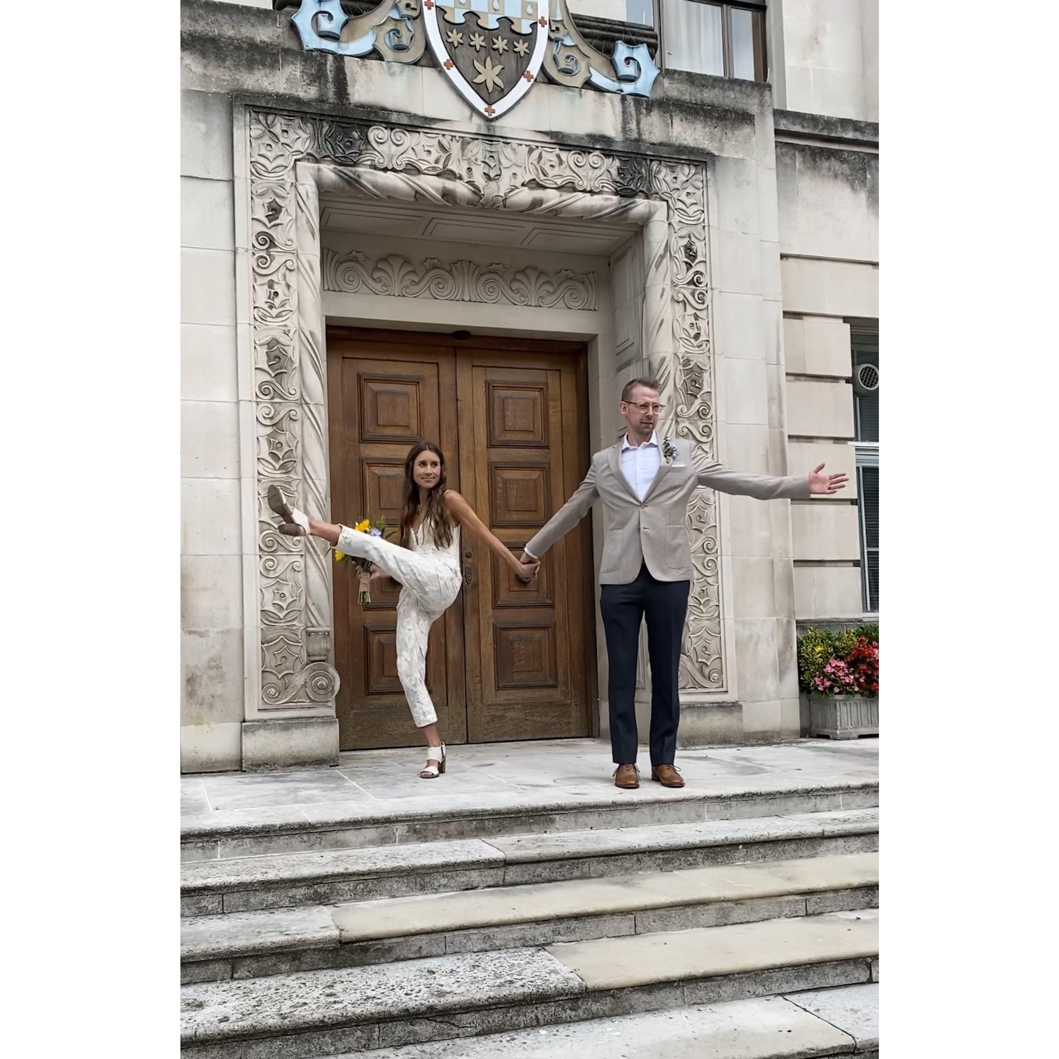 Courthouse wedding, London, UK (July 2021)