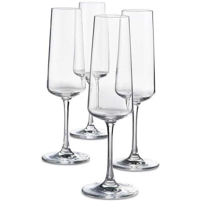 The Cellar Flur Collection Stemmed Champagne Glasses, Set of 4, Exclusively at Macy’s