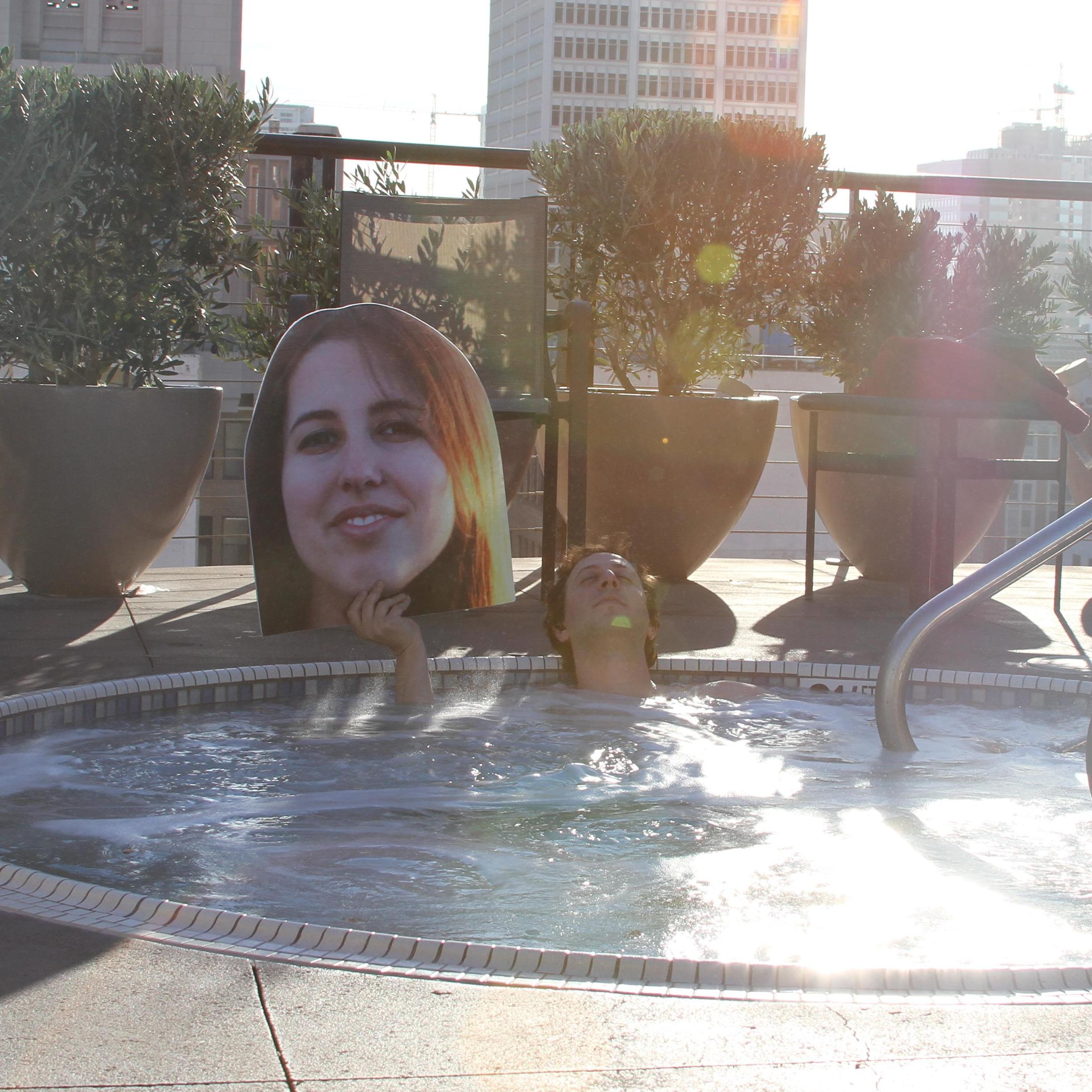 Hot tubbin'!