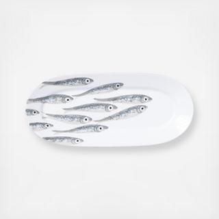 Marina Minnows Oval Platter