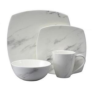 Oneida® Moda Couture Square 16-Piece Dinnerware Set