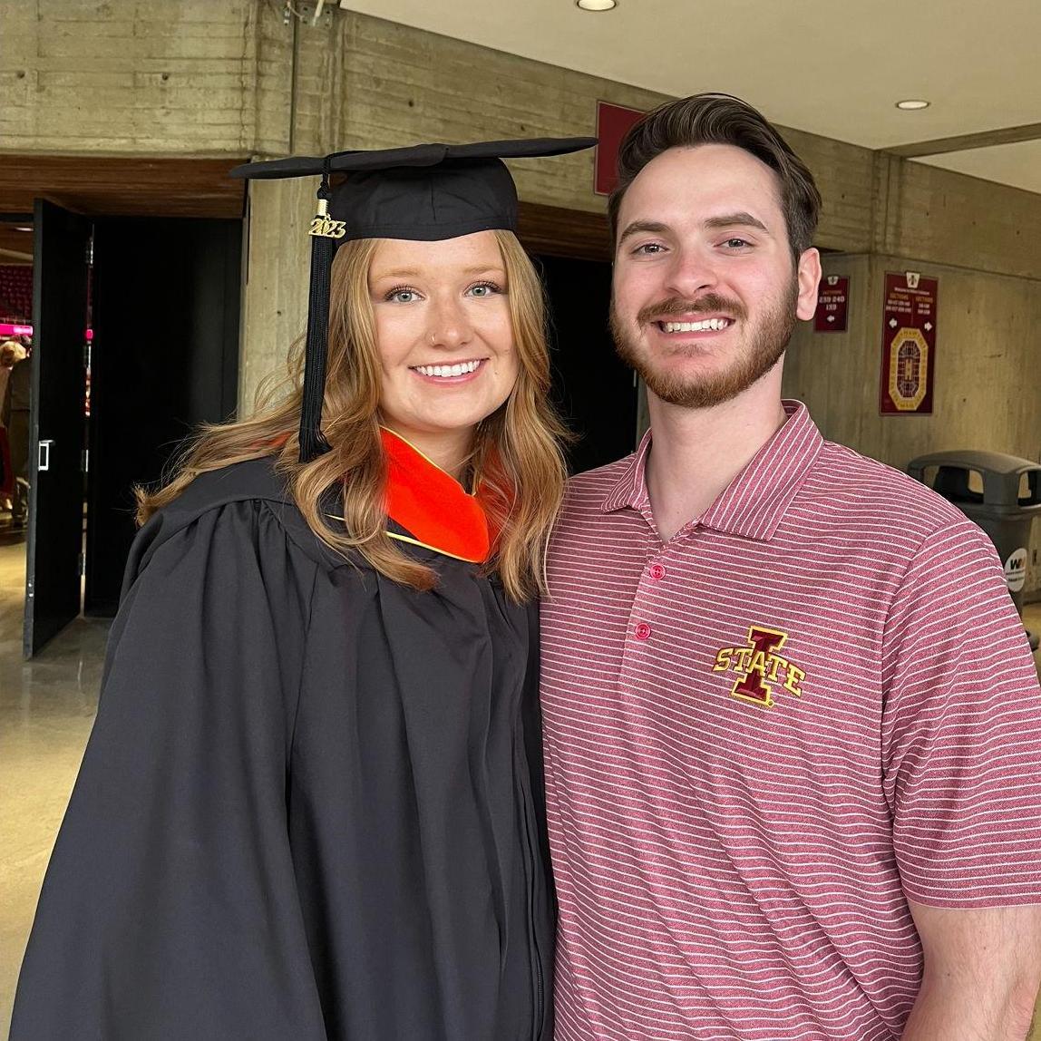 Claire's masters graduation