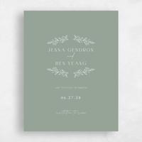 Green Wedding Save the Date - Phippsburg Portrait