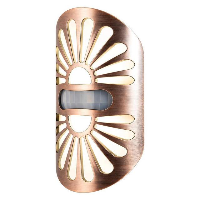 GE LED Motion Sensor Night Light, Motion-Select 25ft Detection, Plug-in, 40 Lumens, Dusk-to-Dawn, Ideal Nightlight for Bedroom, Bathroom, 37261, Oil Rubbed Bronze Peacock, 1 Pack