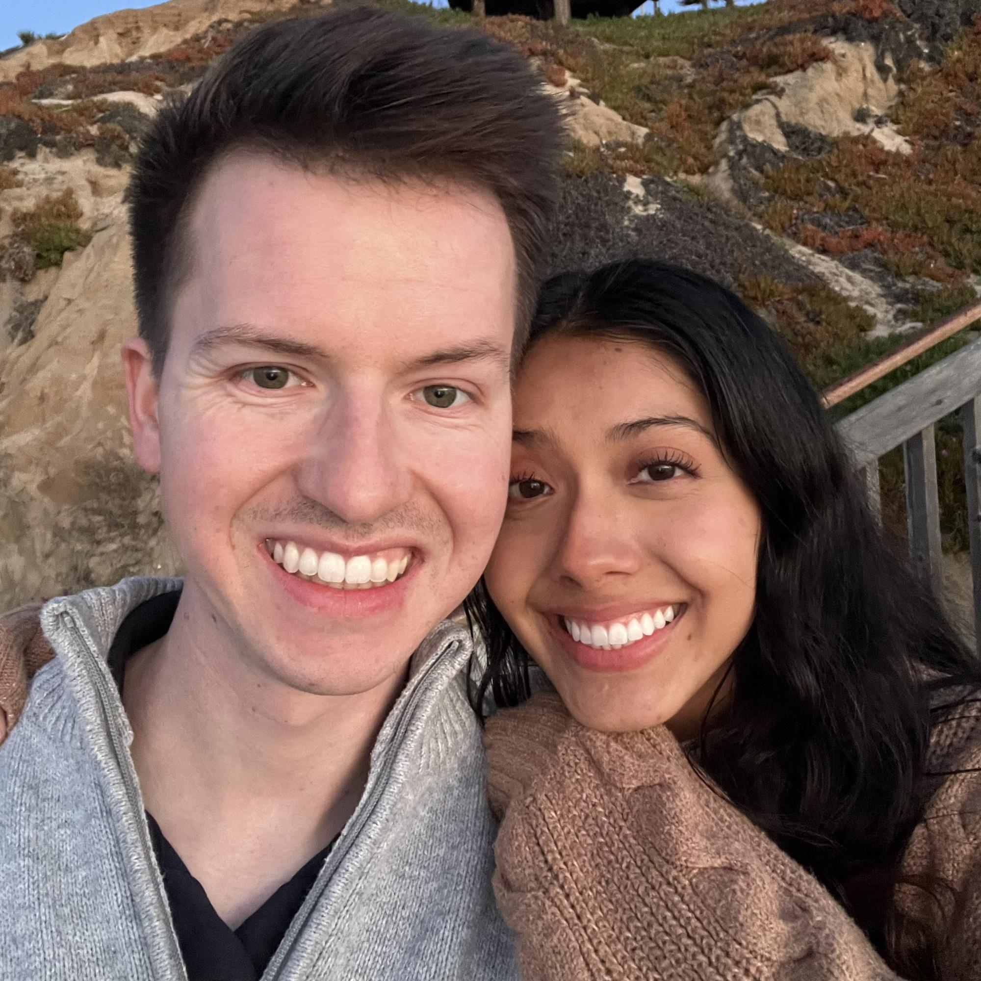 Took this while watching the sunset + celebrated 1 year and 6 months of dating!