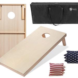 Tailgating Pros 4'x2' & 3'x2' Cornhole Boards w/Carrying Case & Set of 8 Cornhole Bags (You Pick Colors) 150+ Color Combos!