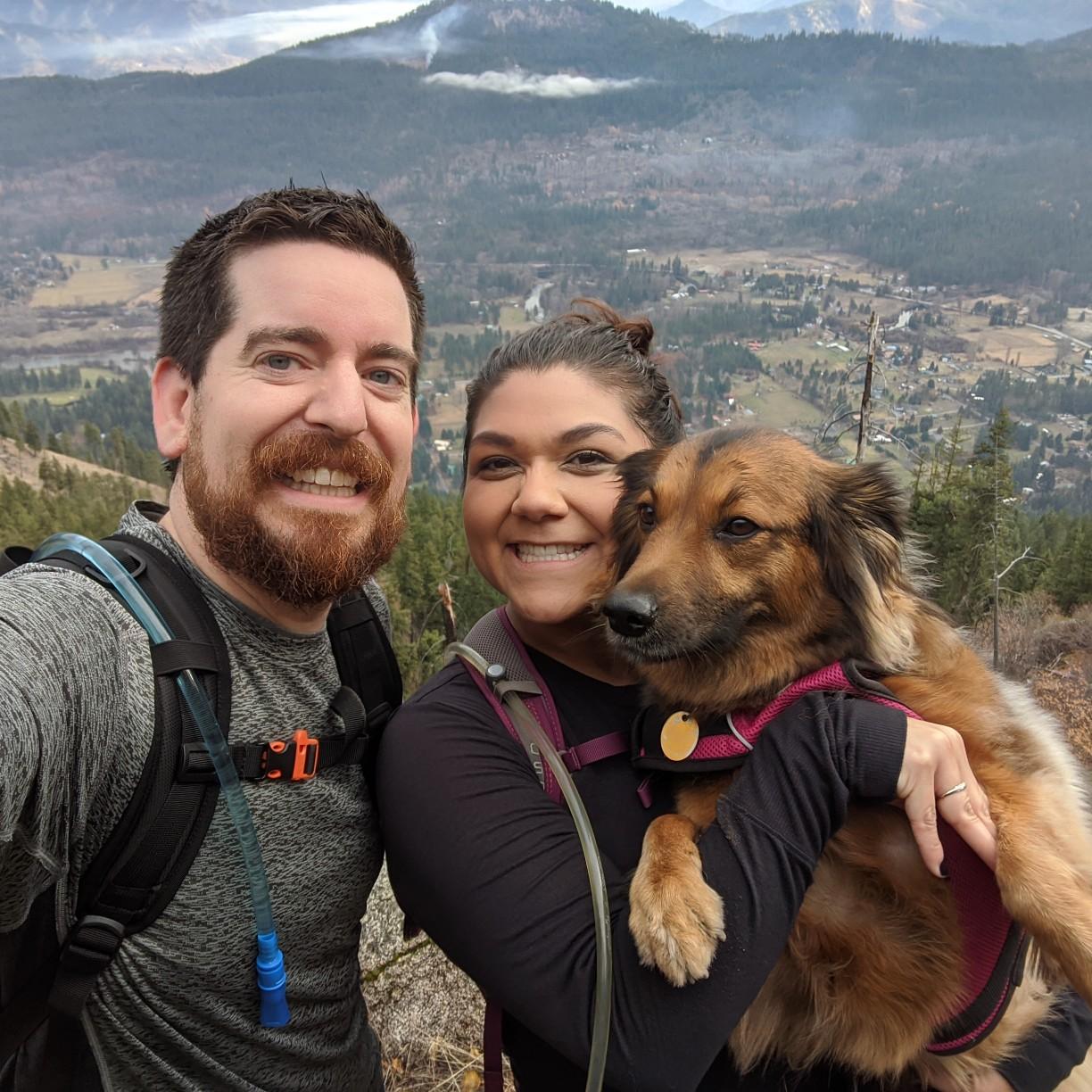 David continues to let Cara drag him on these hikes, but the photos and adventure are always worth it!