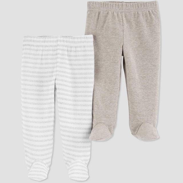 Baby 2pk Pull-On Pants - Just One You® made by carter's Brown Newborn
