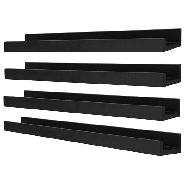 White Drea 4 Piece Wall Shelf Set (Set of 4)