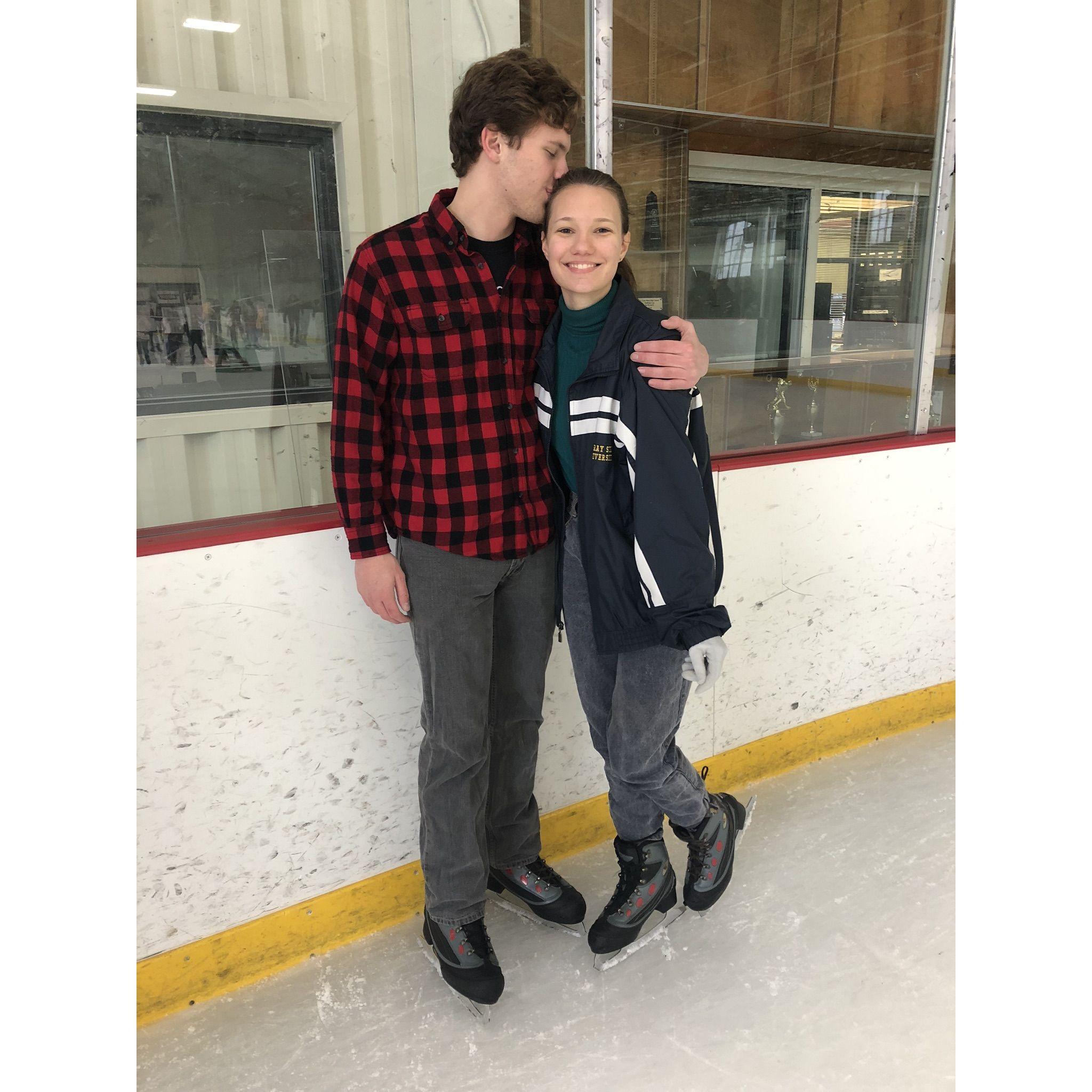Church trip to the ice rink