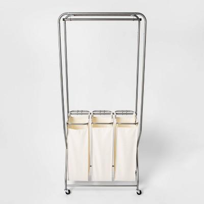 Laundry Station With Triple Sorting Bag - White - Threshold™