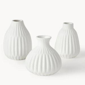 Set de jarrones pequeños de porcelana Palo, 3 uds. | Westwing