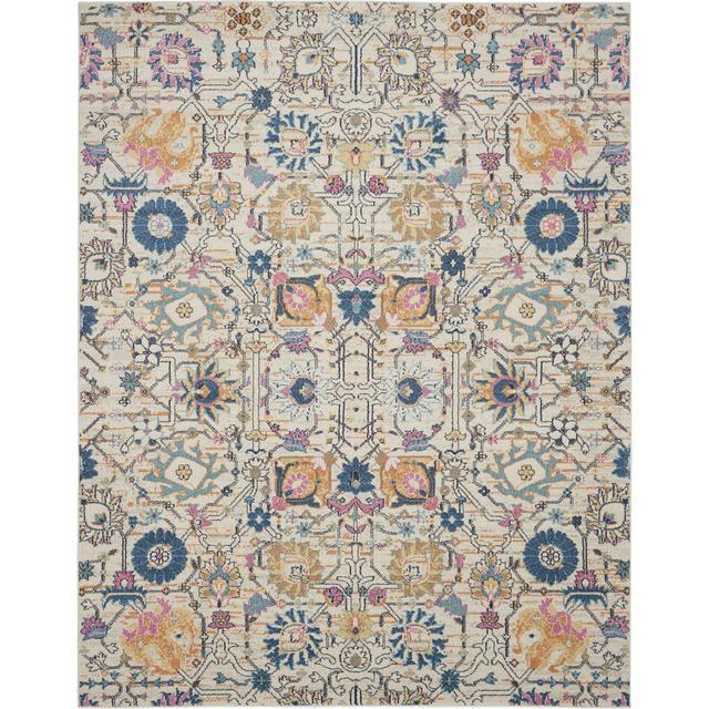 Long Street Looms Zeal ZEA01 Ivory 8' x 10' Area Rug